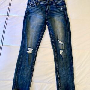 Buckle Women's Dark Blue Straight Leg Jeans